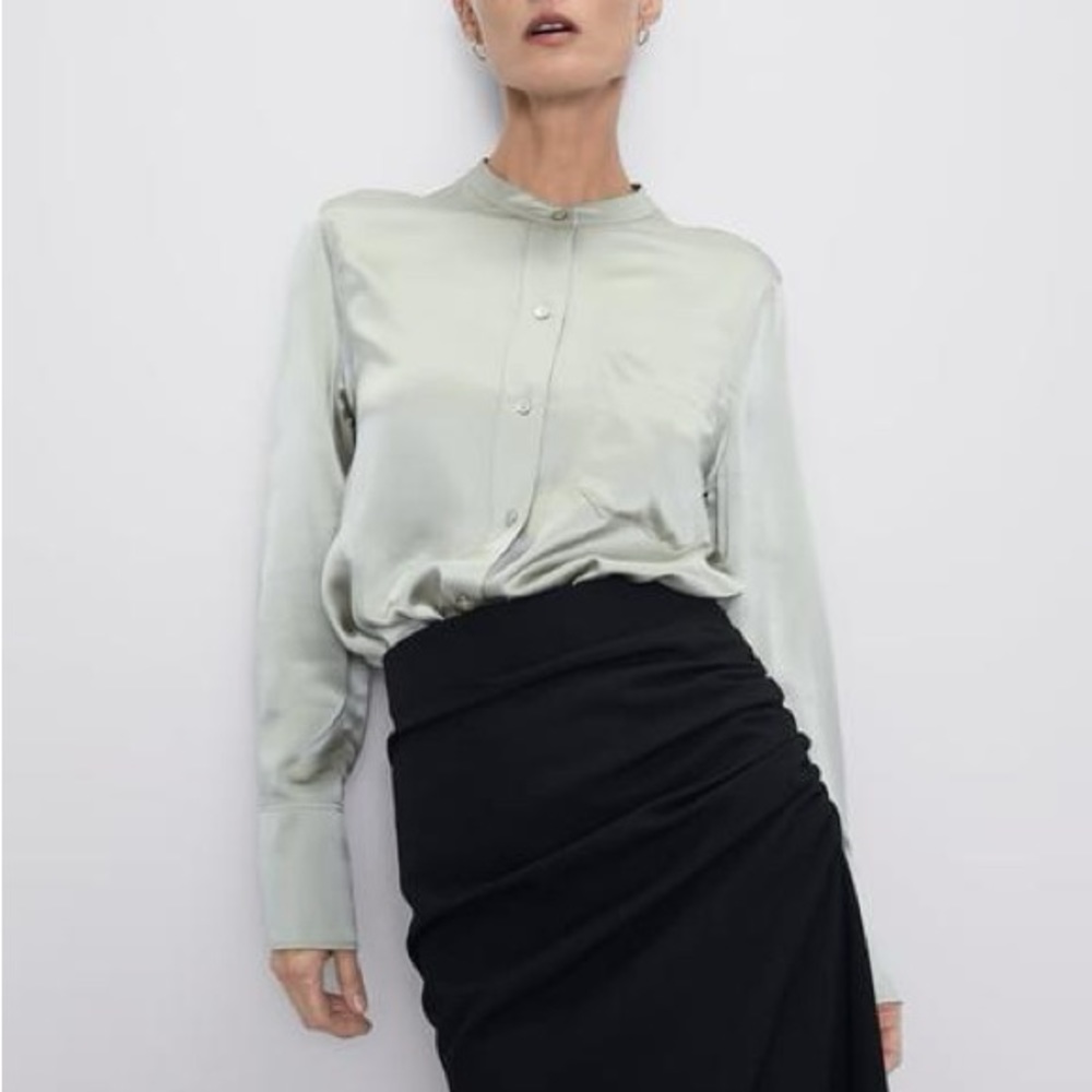 NWT Zara silk top size XS